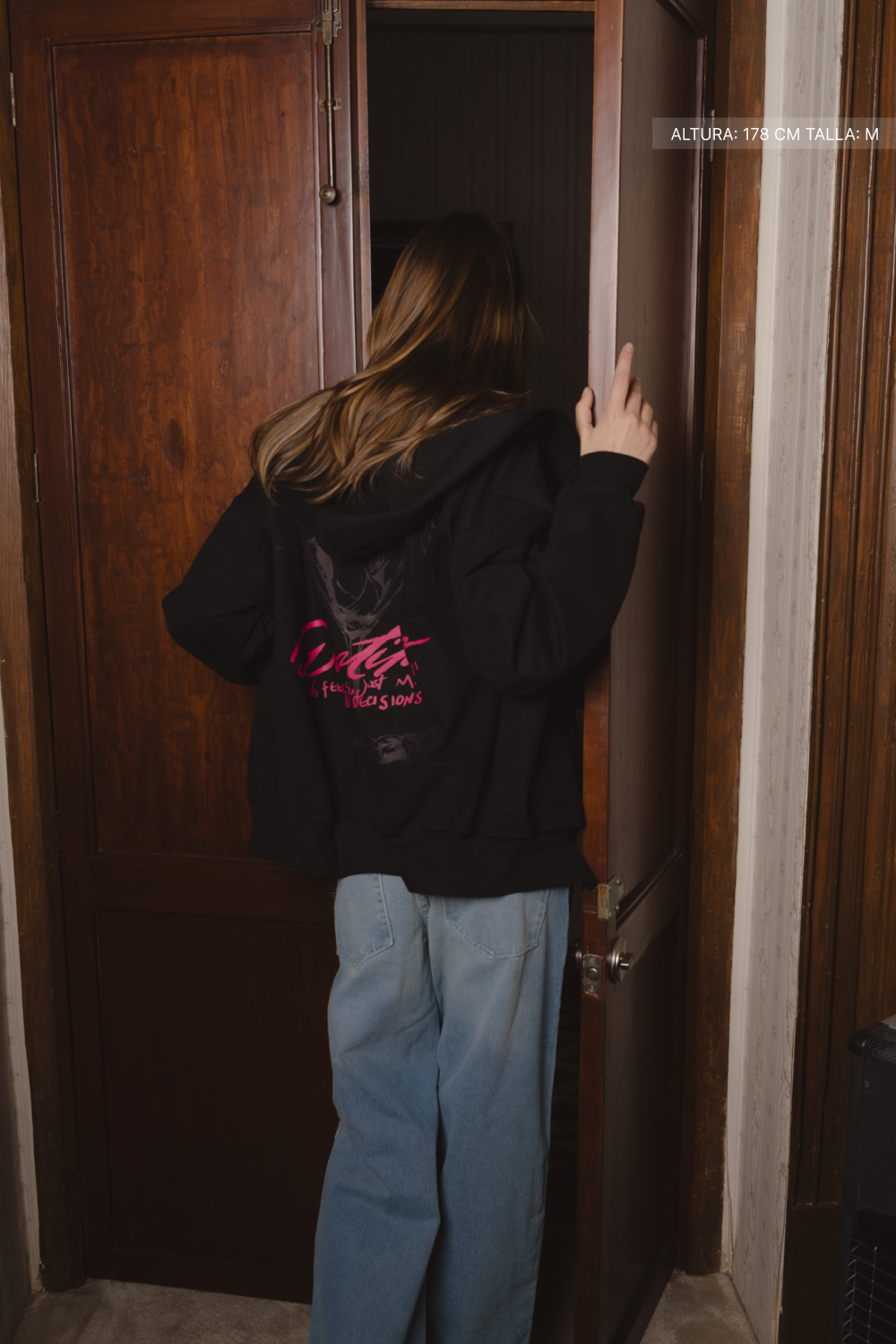 Martini & Bad Decisions Zip Hoodie Vantablack