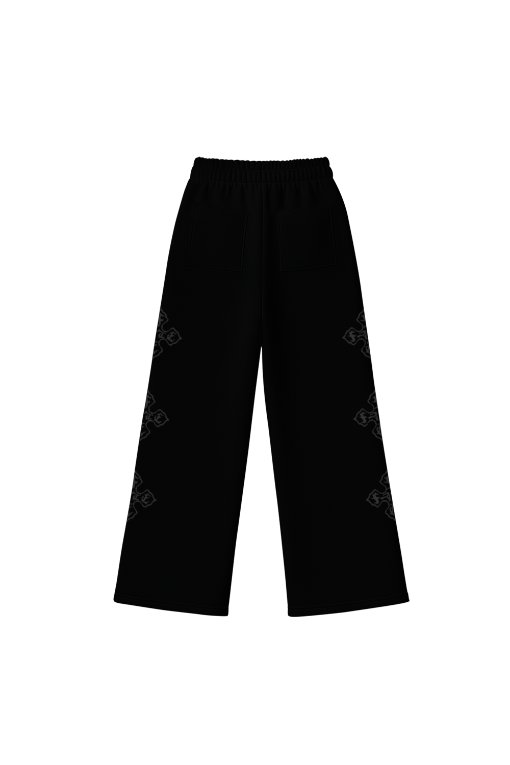Cross Of Fate Black Wide Pants Vantablack