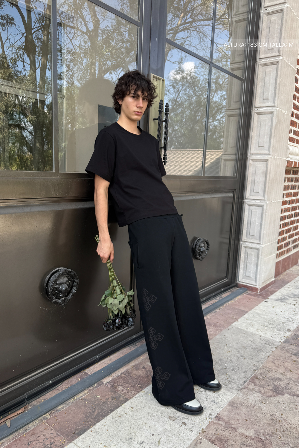 Cross Of Fate Black Wide Pants Vantablack