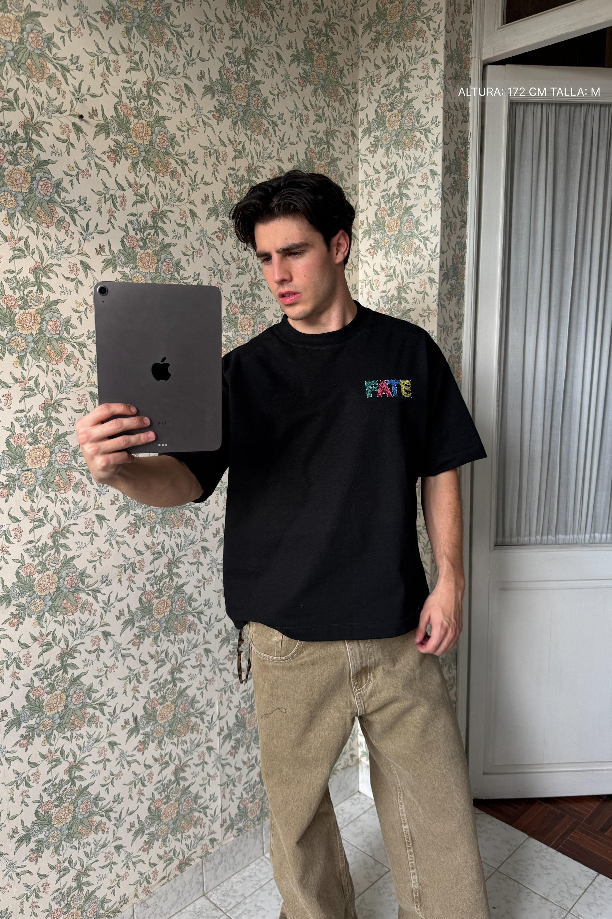 Not AI Crayon Tee Black