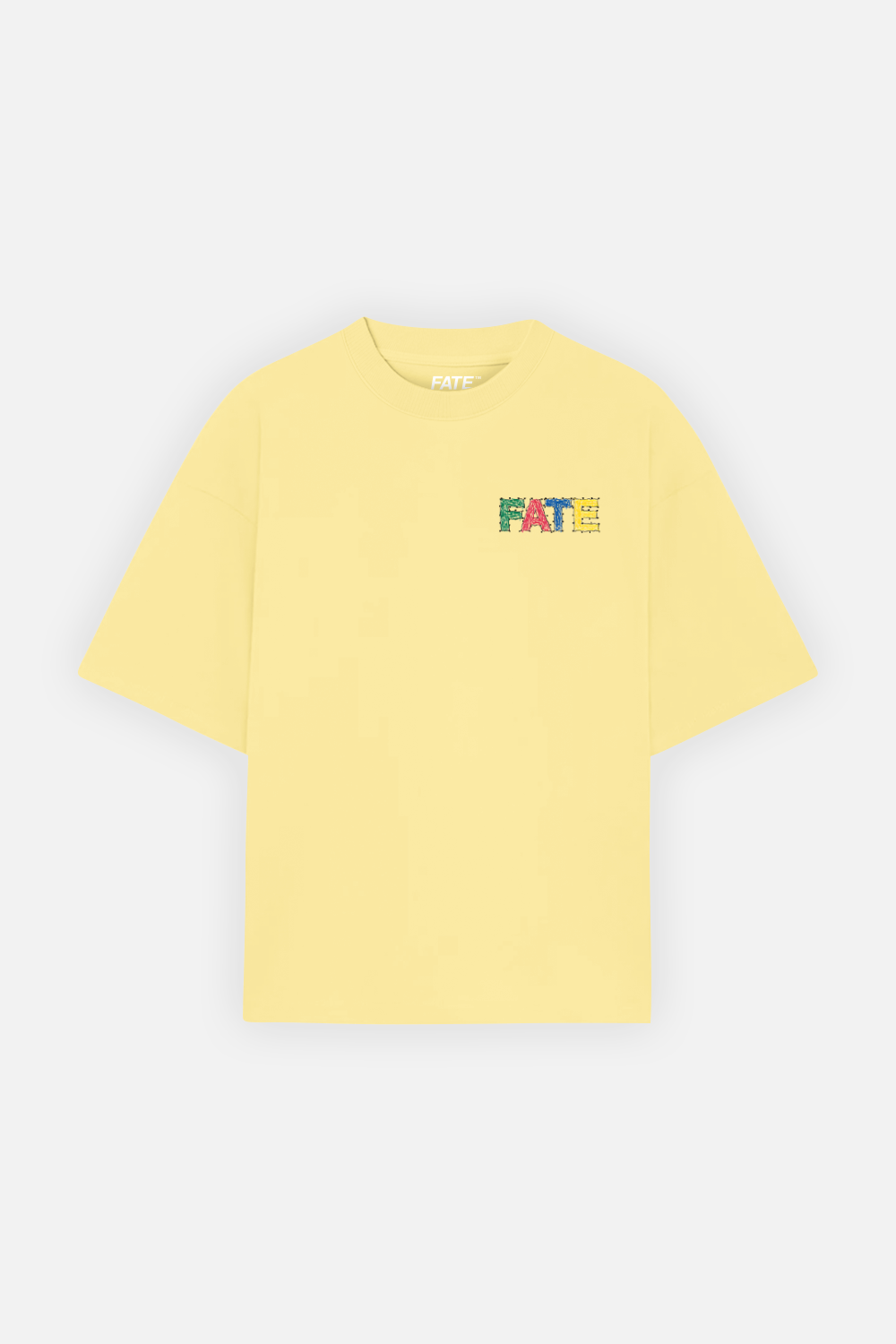 Not AI Crayon Tee Canary Yellow