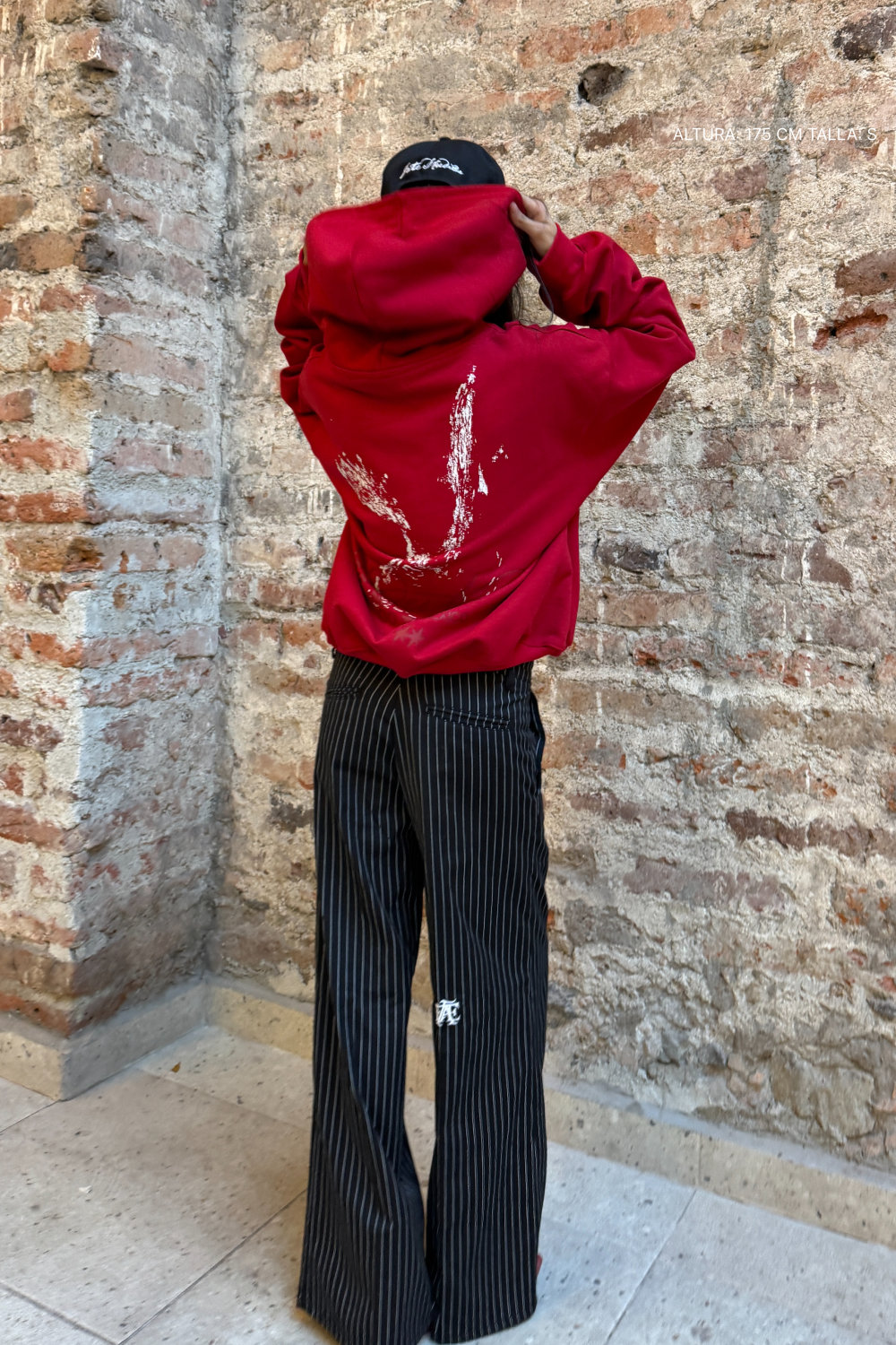 Not All Angels Hoodie Cherry Red