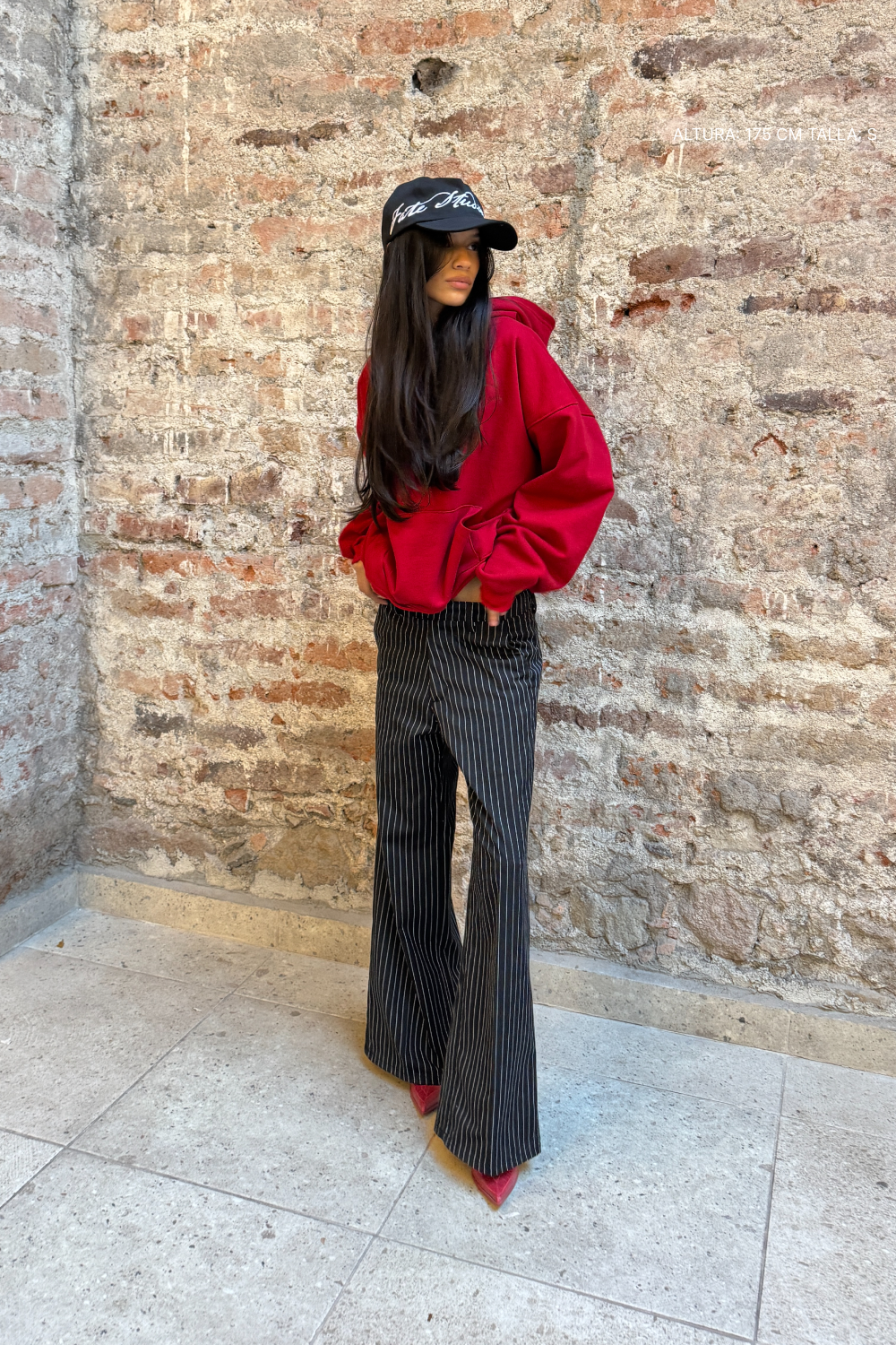 Not All Angels Hoodie Cherry Red