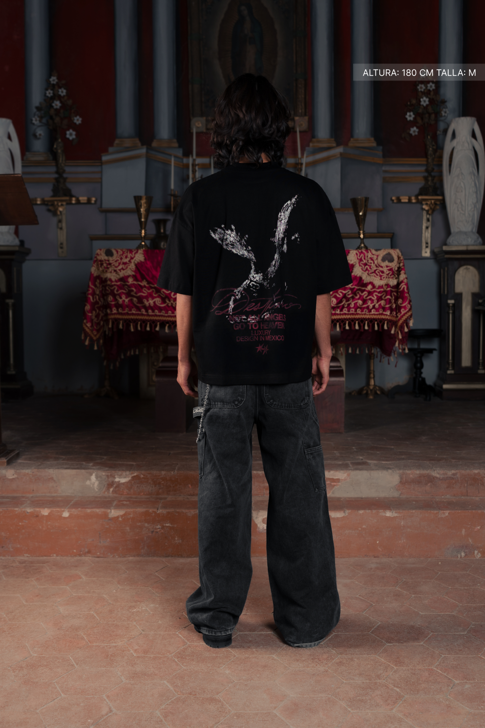 Not All Angels Tee Black