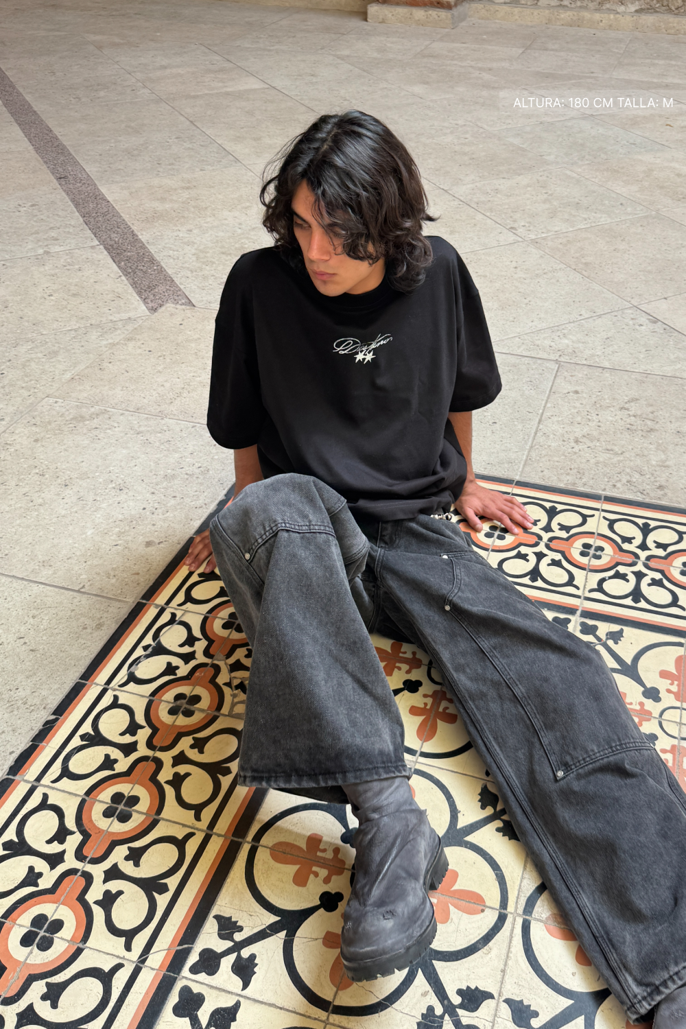 Not All Angels Tee Black