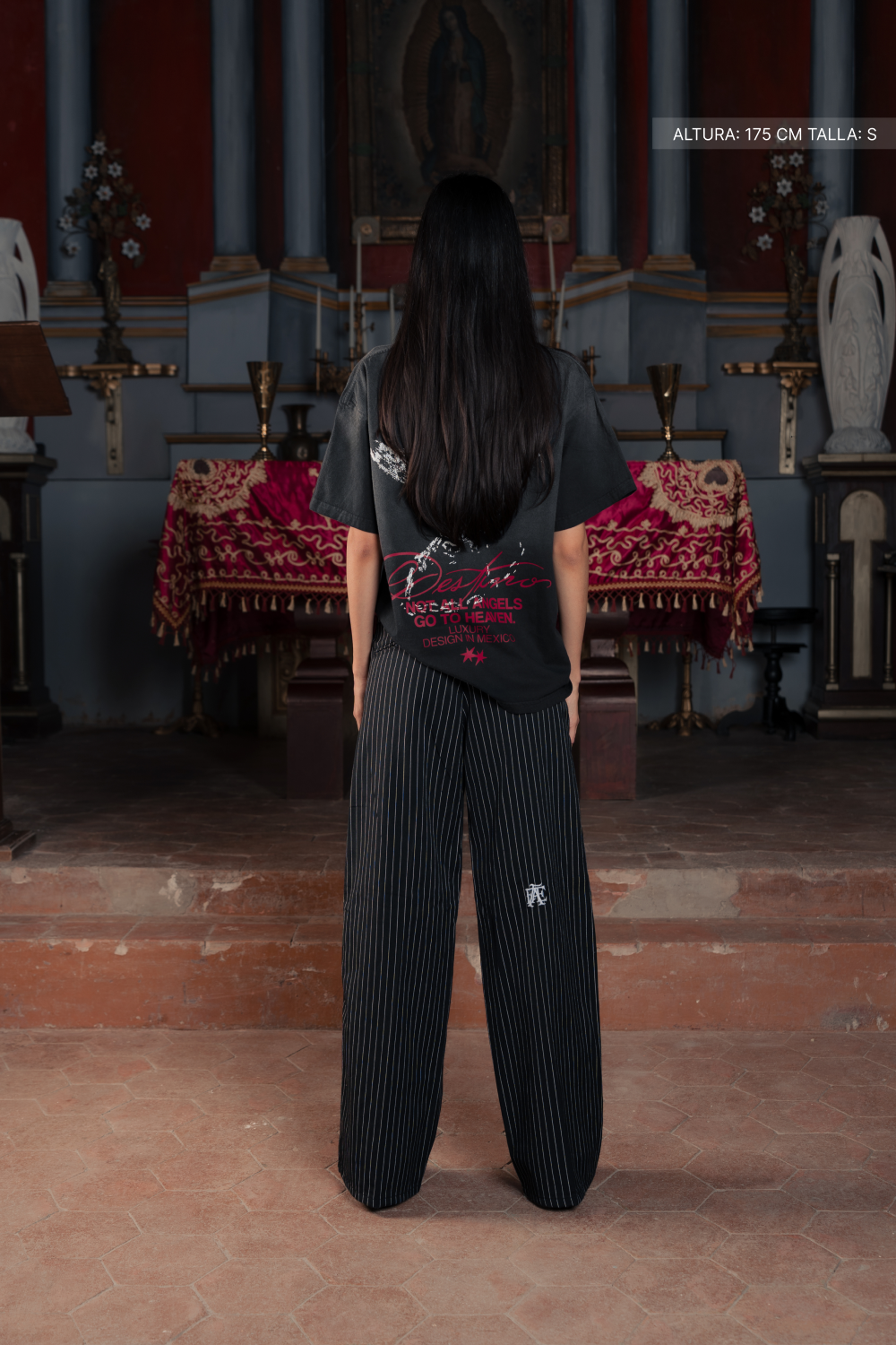 Not All Angels Tee Faded Black