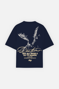 Not All Angels Tee Navy Blue