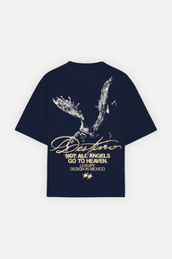 Not All Angels Tee Navy Blue