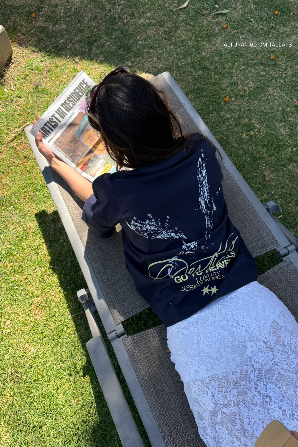 Not All Angels Tee Navy Blue
