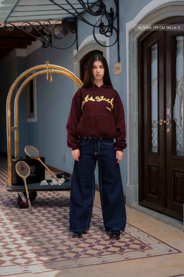 Studios Hoodie Burgundy