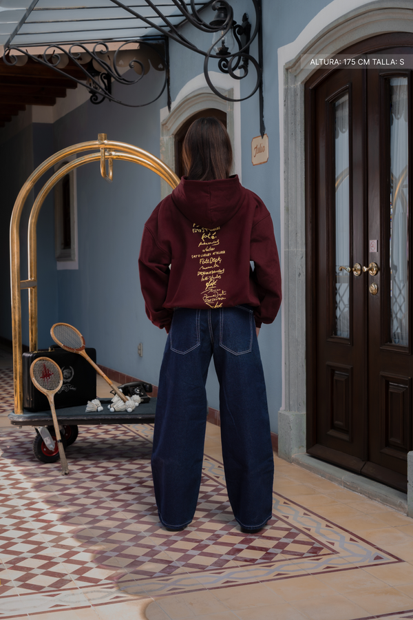 Studios Hoodie Burgundy