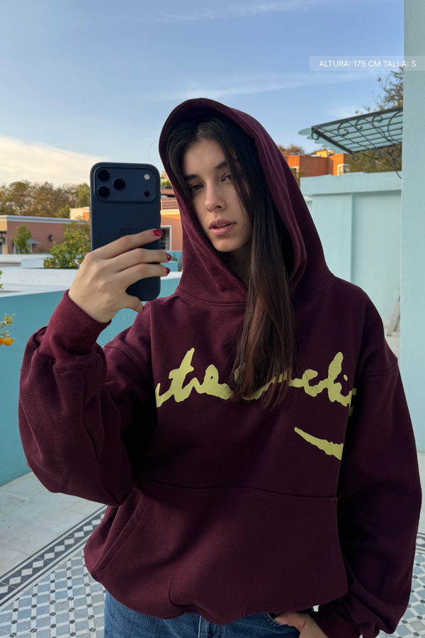 Studios Hoodie Burgundy
