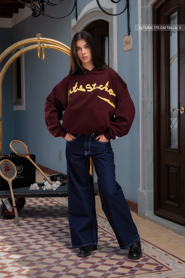 Studios Hoodie Burgundy