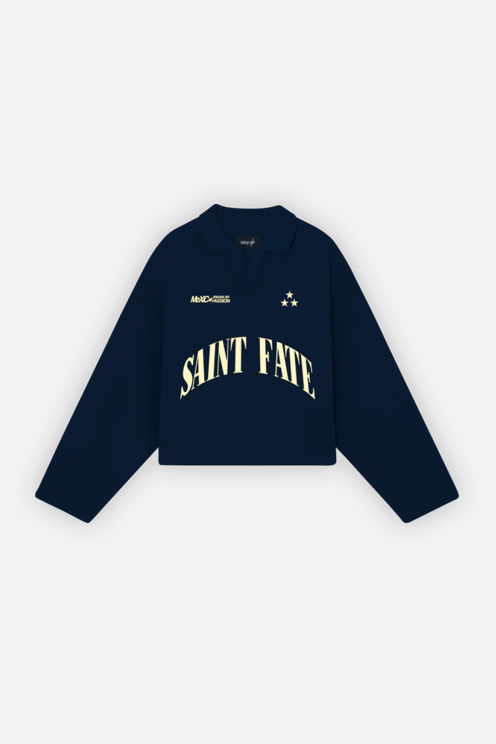 Saint Fate Longsleeve Polo Navy Blue