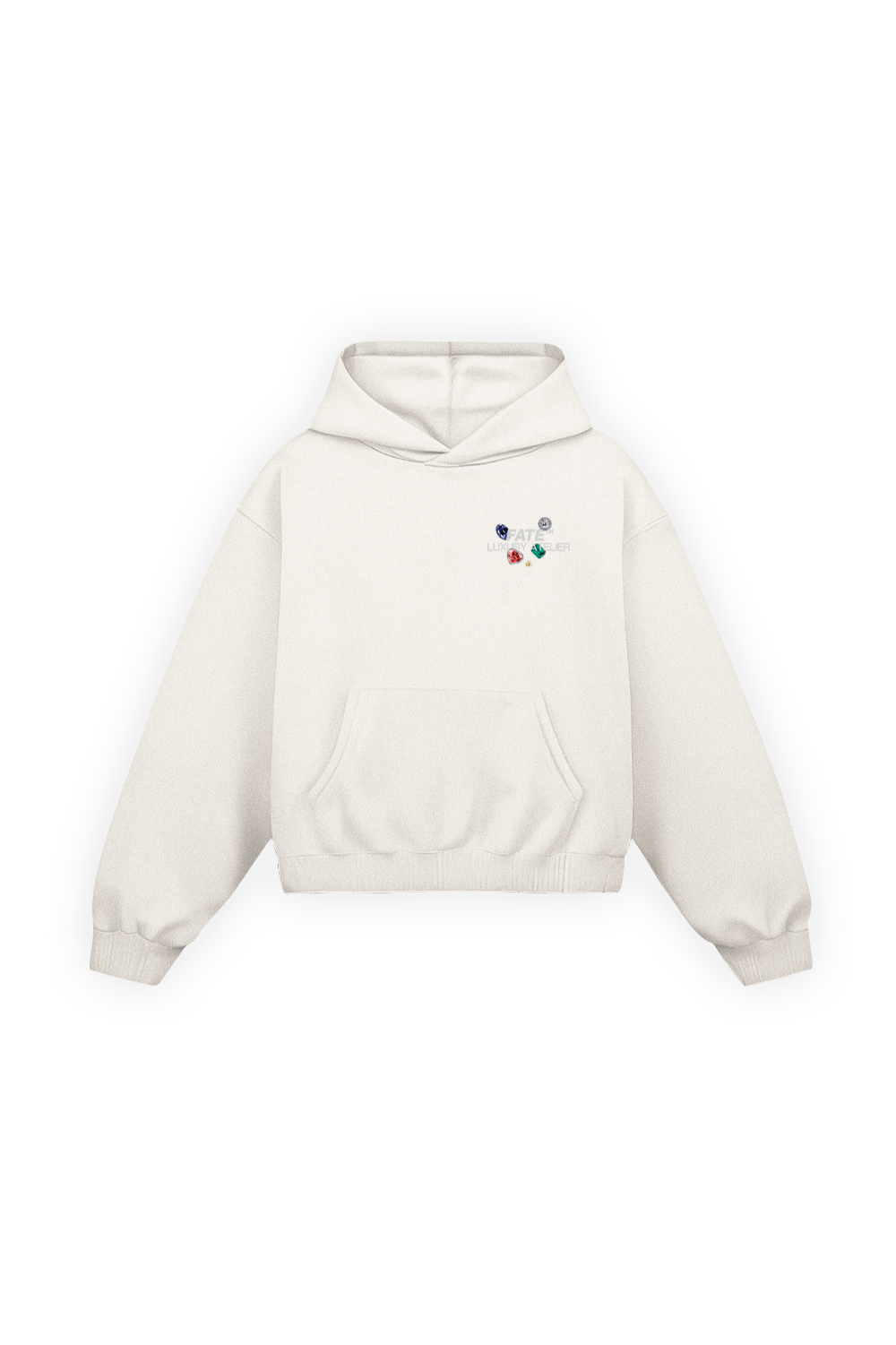 Gems Hoodie Ivory