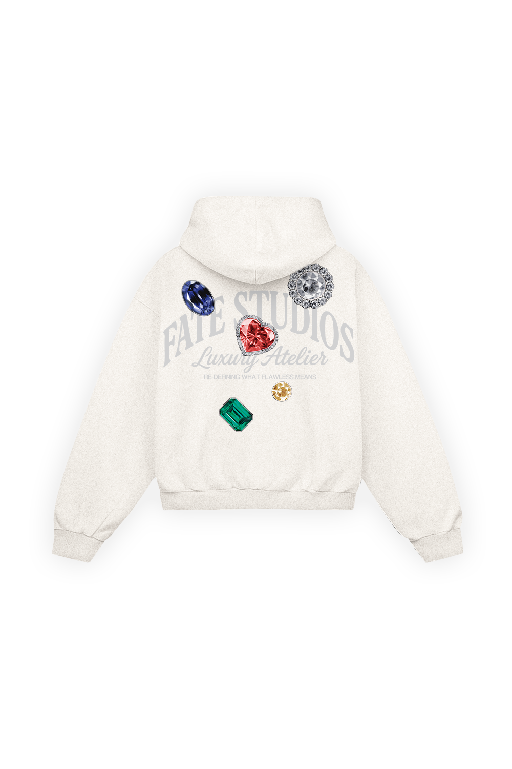 Gems Hoodie Ivory