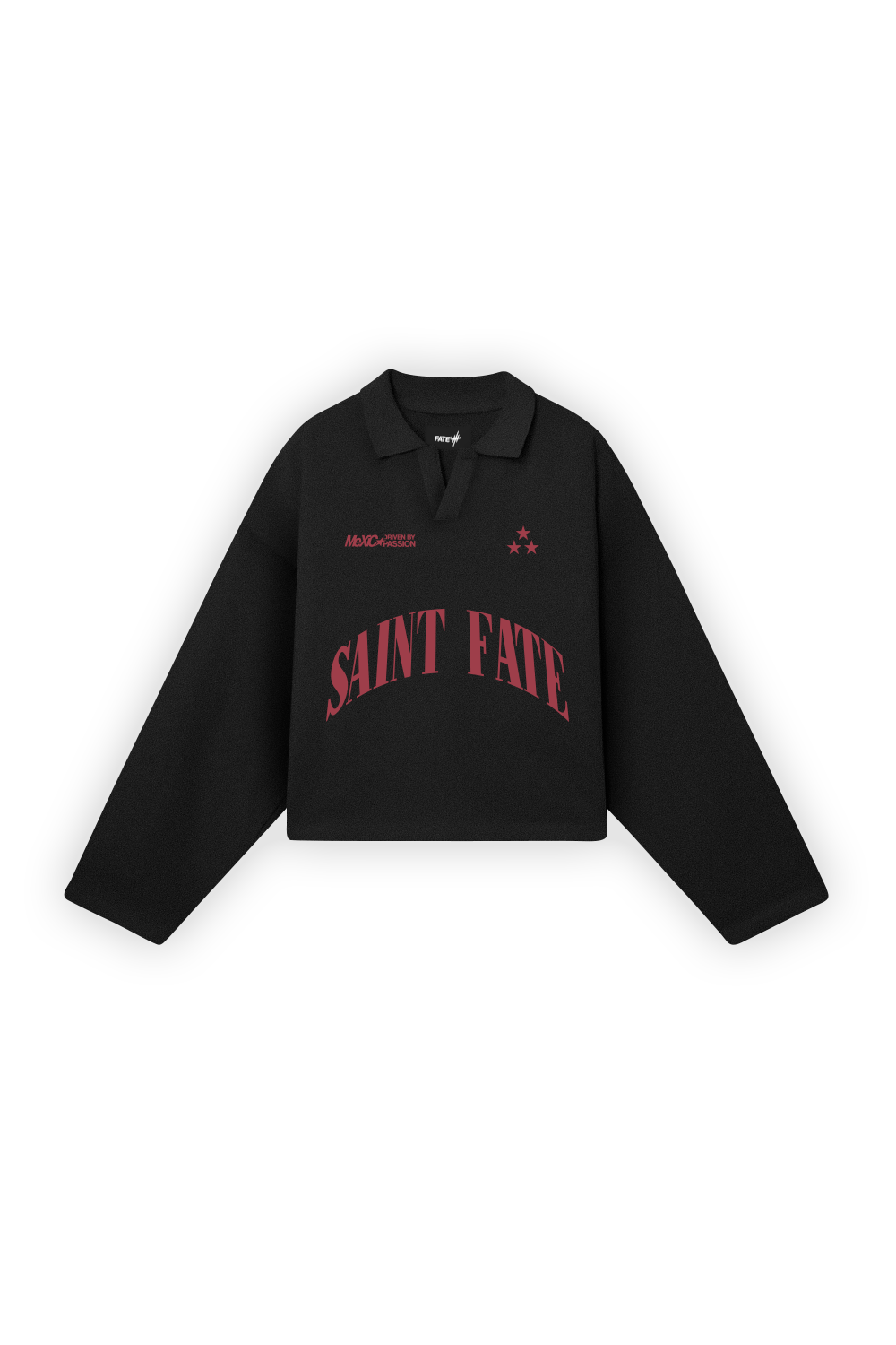 Saint Fate Longsleeve Polo Black