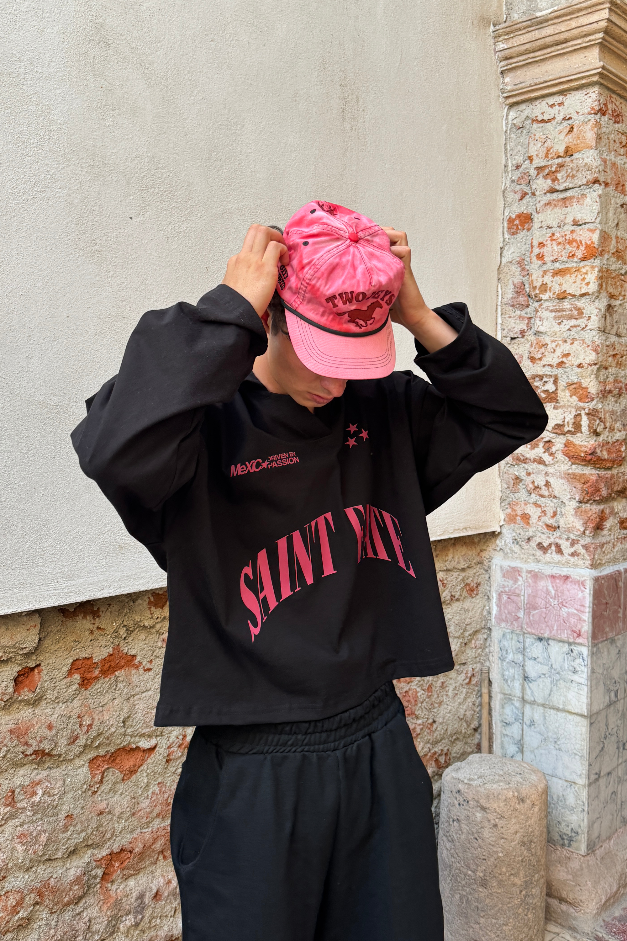 Saint Fate Longsleeve Polo Black