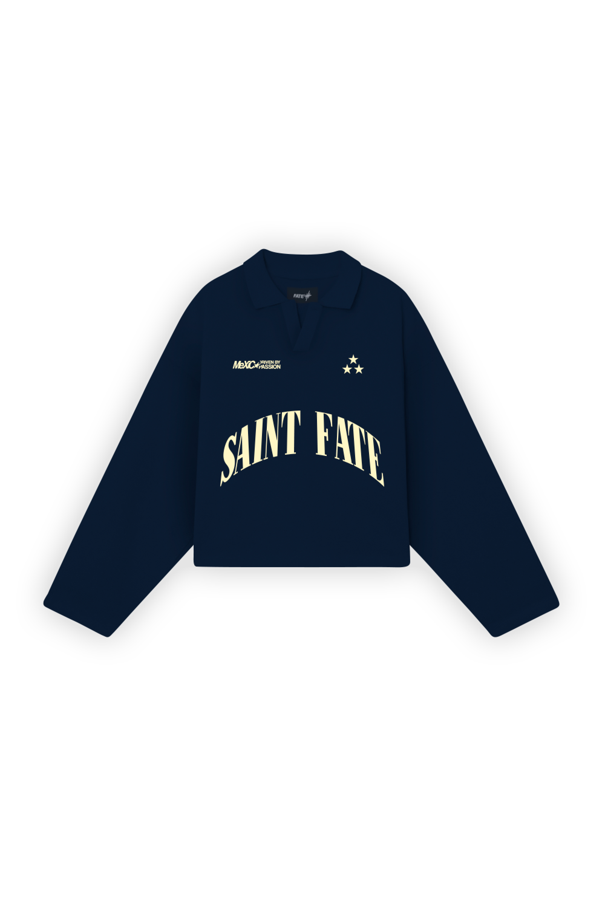 Saint Fate Longsleeve Polo Navy Blue