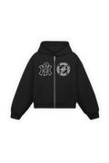 WP SS2025 Zip Hoodie Vantablack