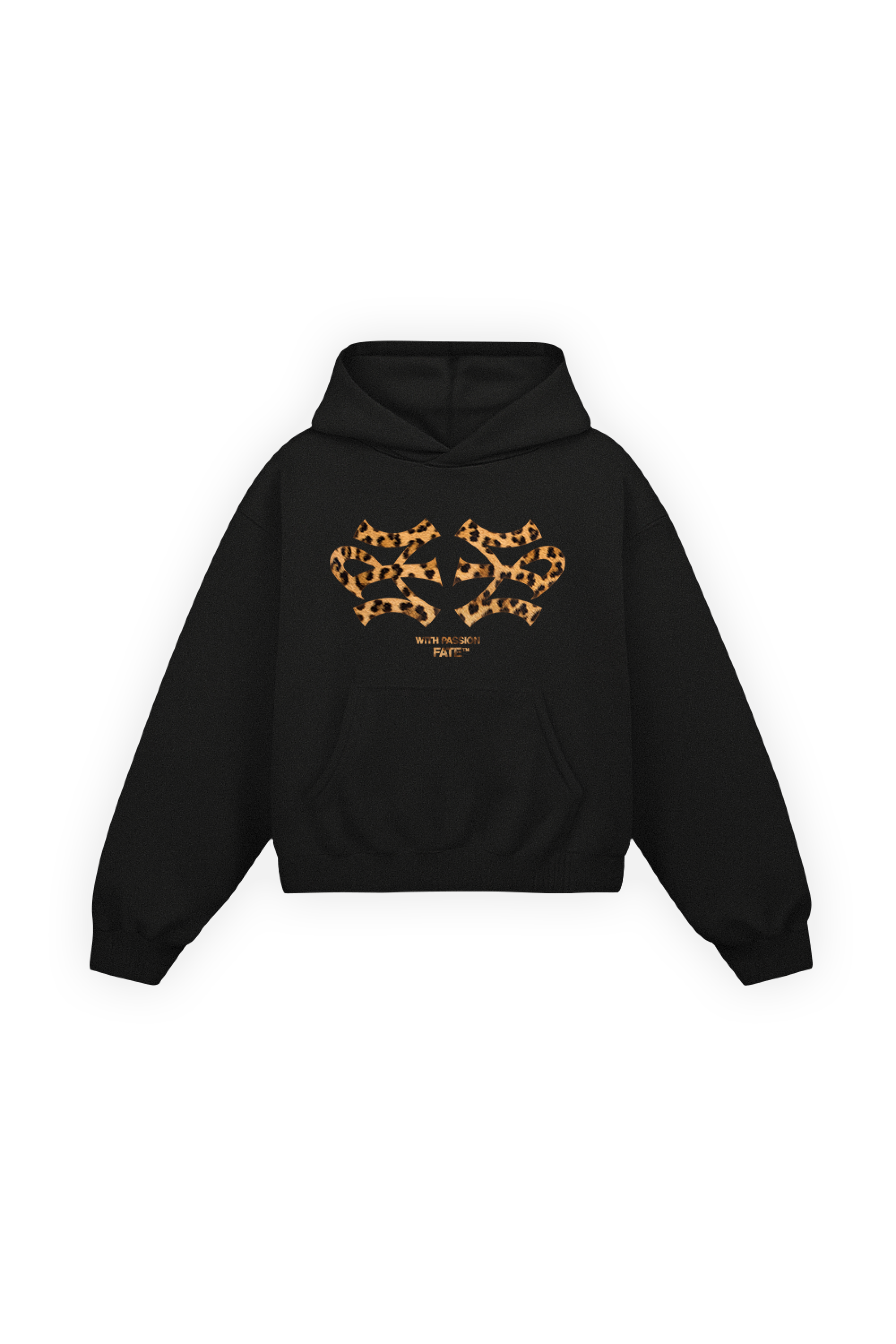 WP Cheetah Hoodie Vantablack