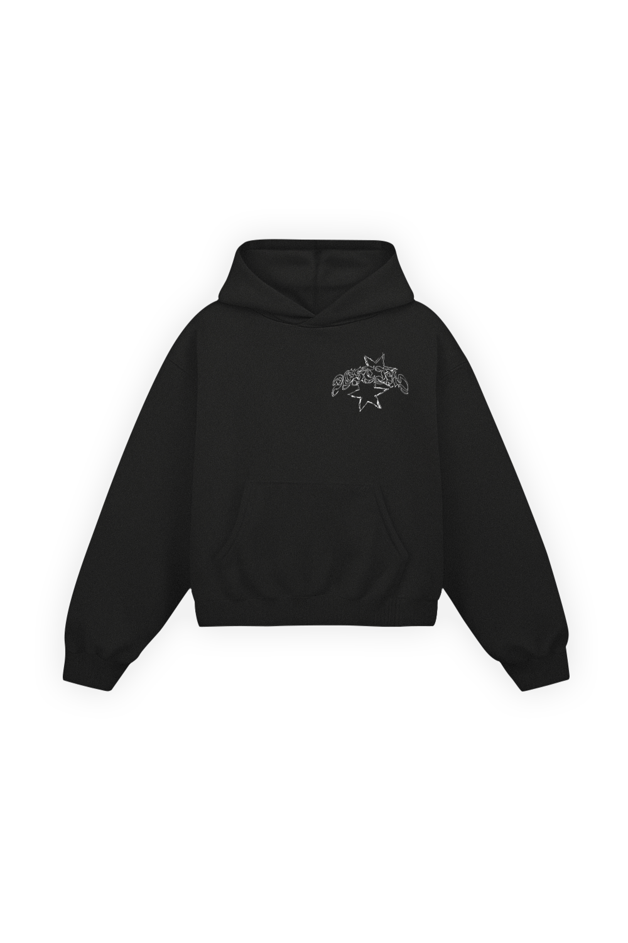 Gothic Sparks Hoodie Vantablack