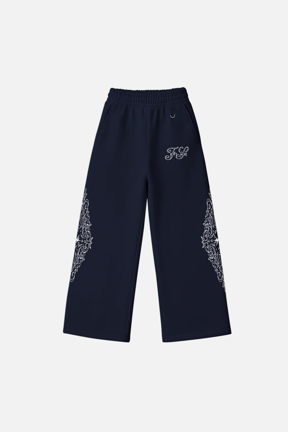 Ornate Wide Pants Midnight Blue