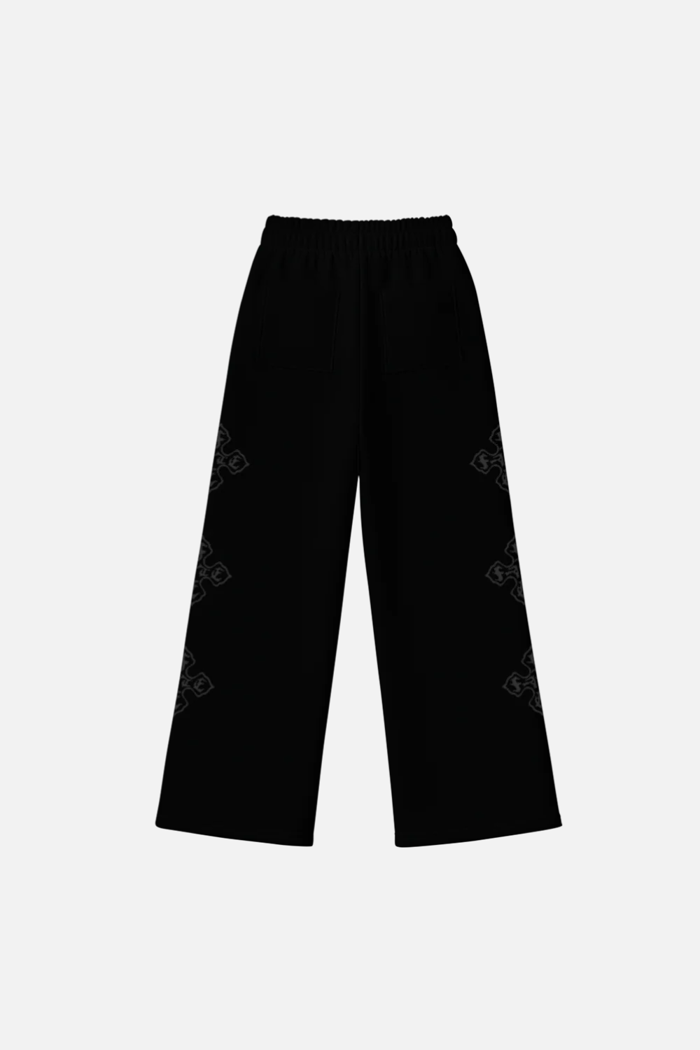 Cross Of Fate Black Wide Pants Vantablack