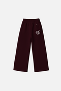 Fate Studios Script Wide Pants Burgundy