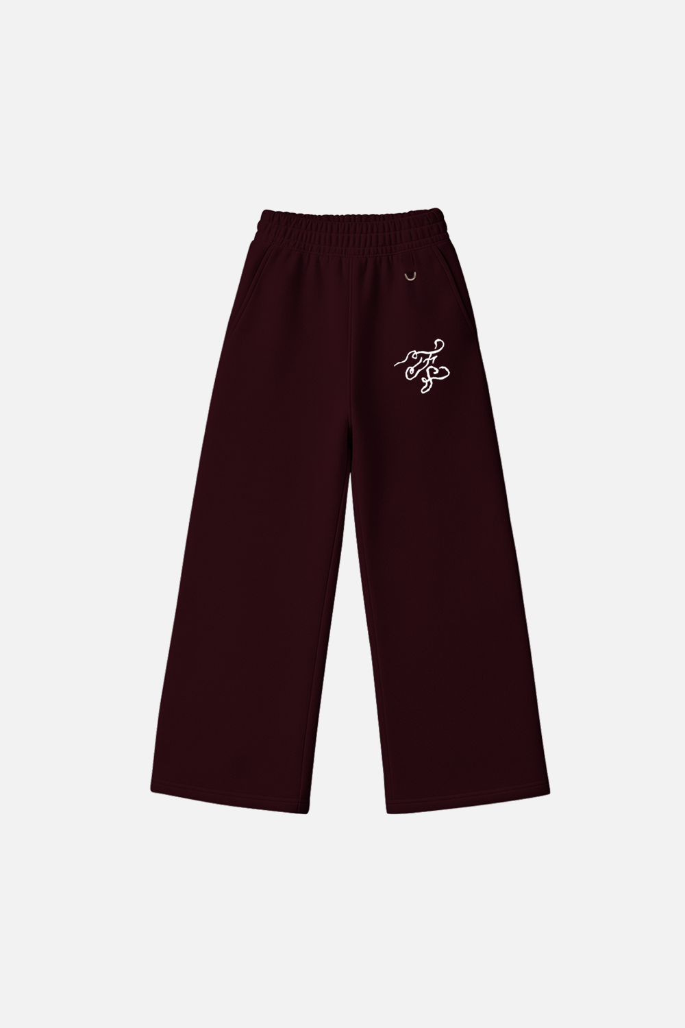 Fate Studios Script Wide Pants Burgundy