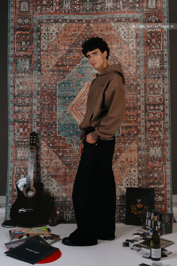 Please Remove This Hoodie Mocha Brown