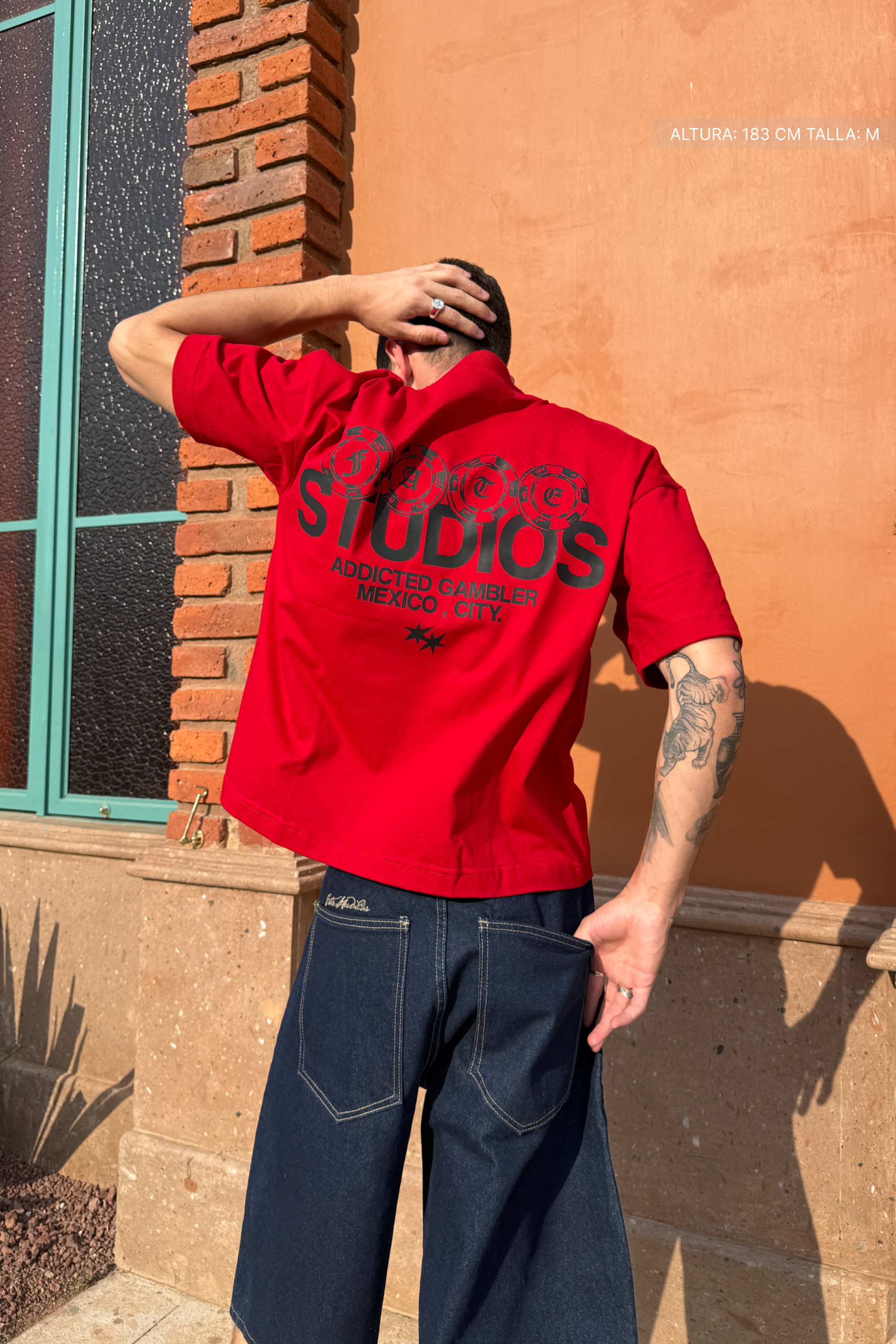 Poker Chips Fate Studios Tee Red