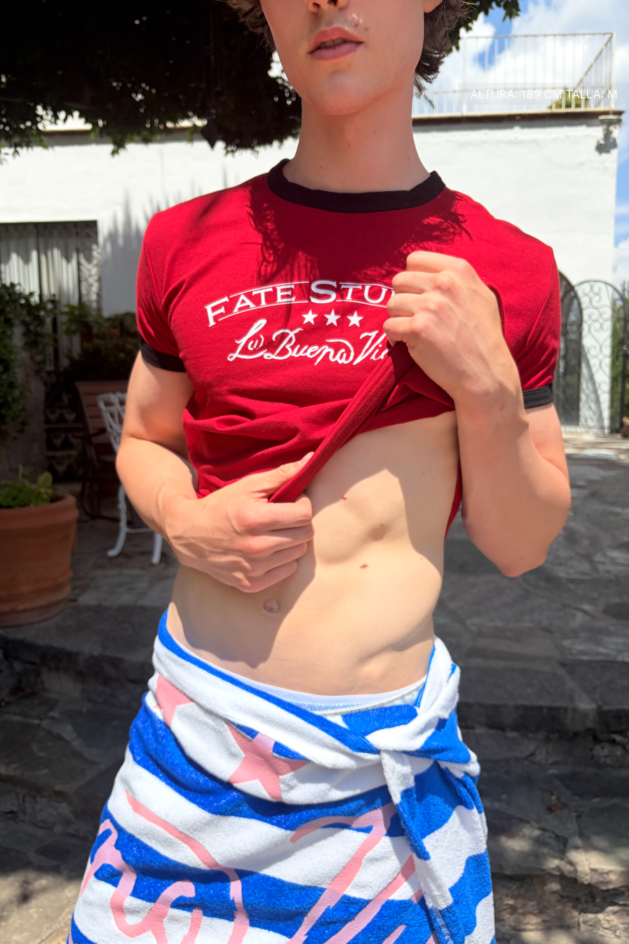 Fate Crest Muscle Tee Red