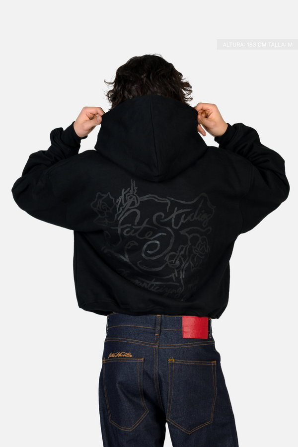 Romanticizing My Own Tragedy Hoodie Vantablack