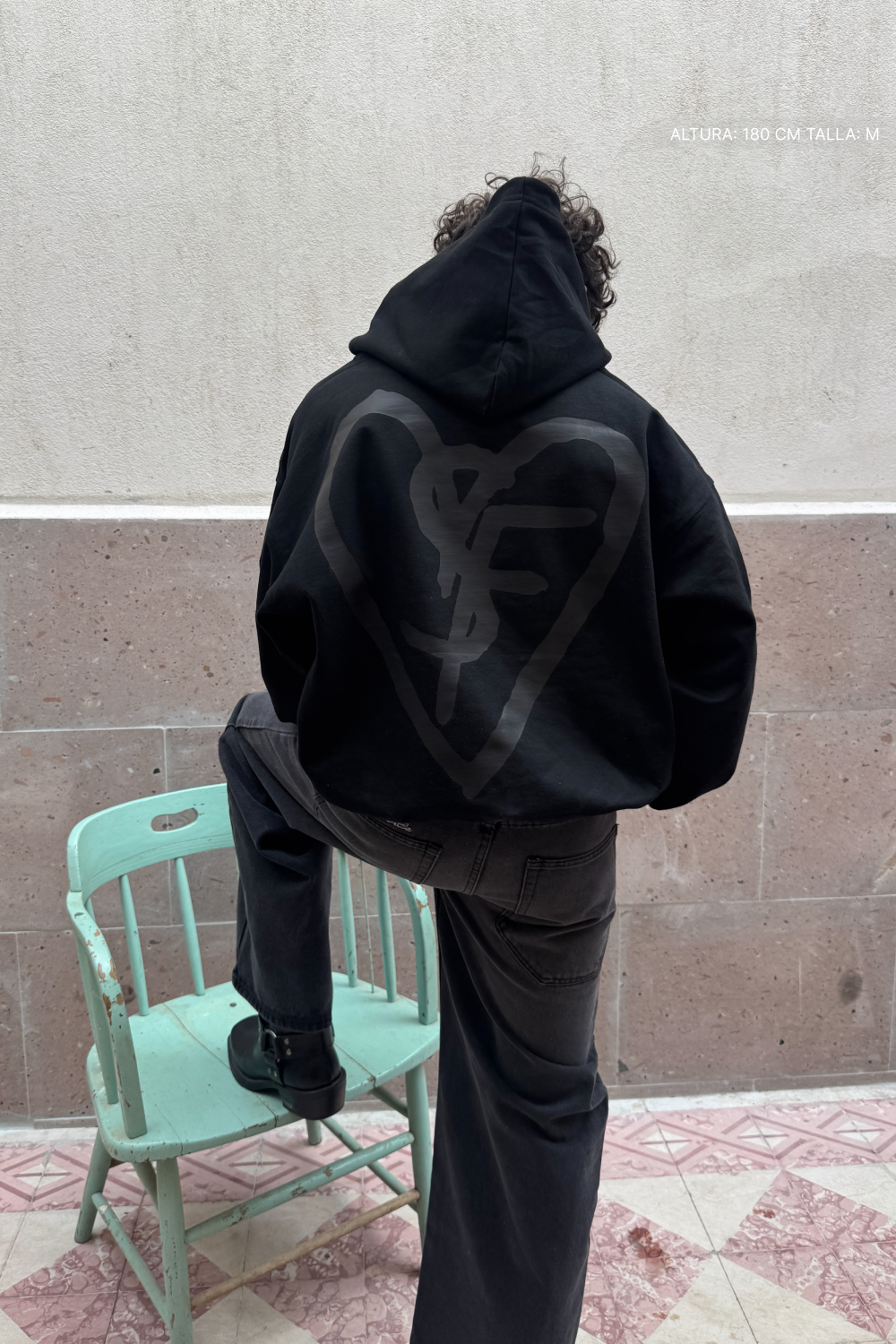 SF Heart Fate Studios Hoodie Black&Black