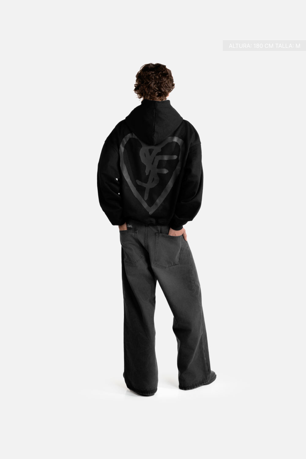 SF Heart Fate Studios Hoodie Black&Black