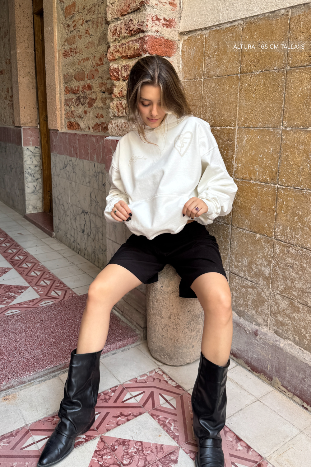 SF Heart Fate Studios Hoodie Ivory