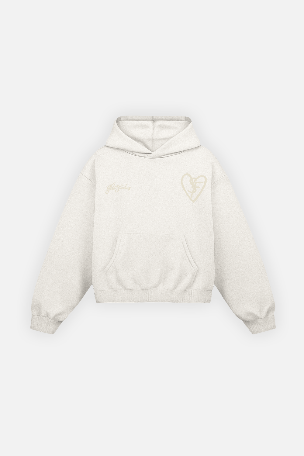 SF Heart Fate Studios Hoodie Ivory