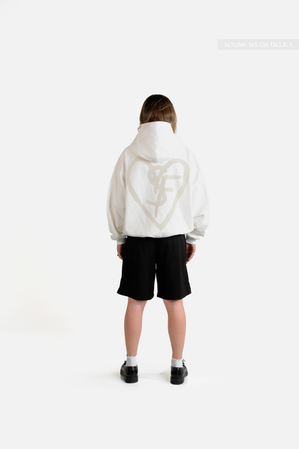 SF Heart Fate Studios Hoodie Ivory