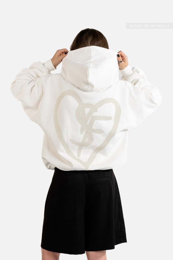 SF Heart Fate Studios Hoodie Ivory