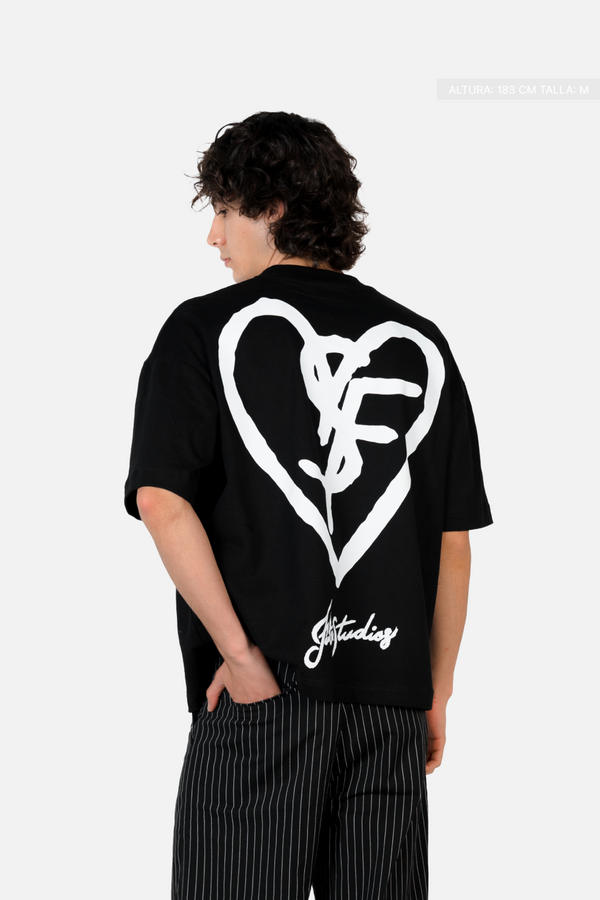 SF Heart Fate Studios Tee Black