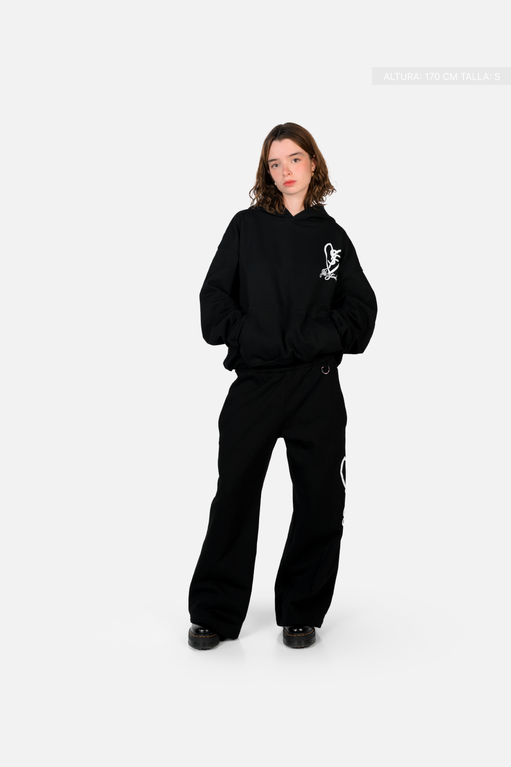 SF Heart Fate Studios Wide Pants Vantablack