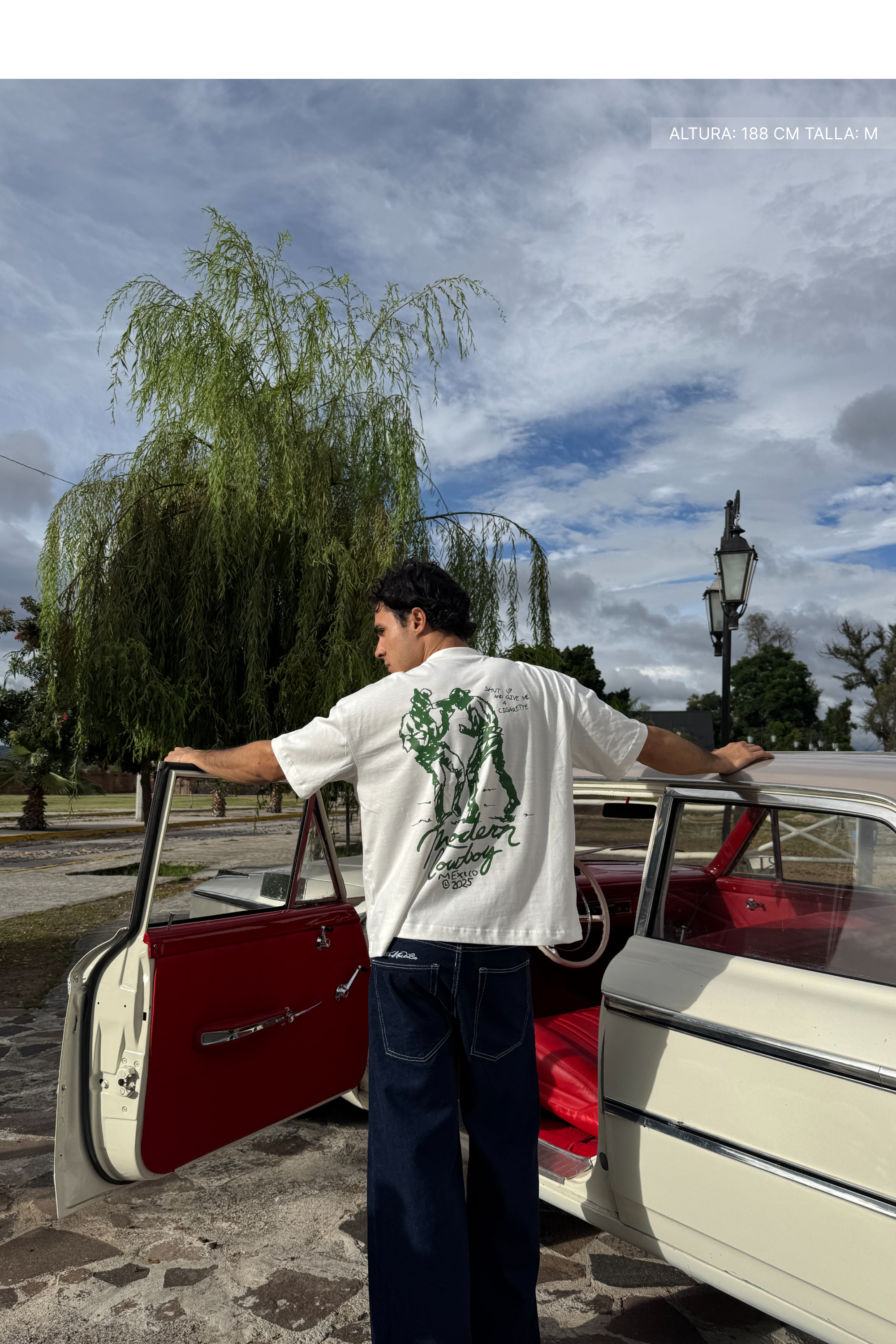 Shut Up Cowboy Tee Ivory