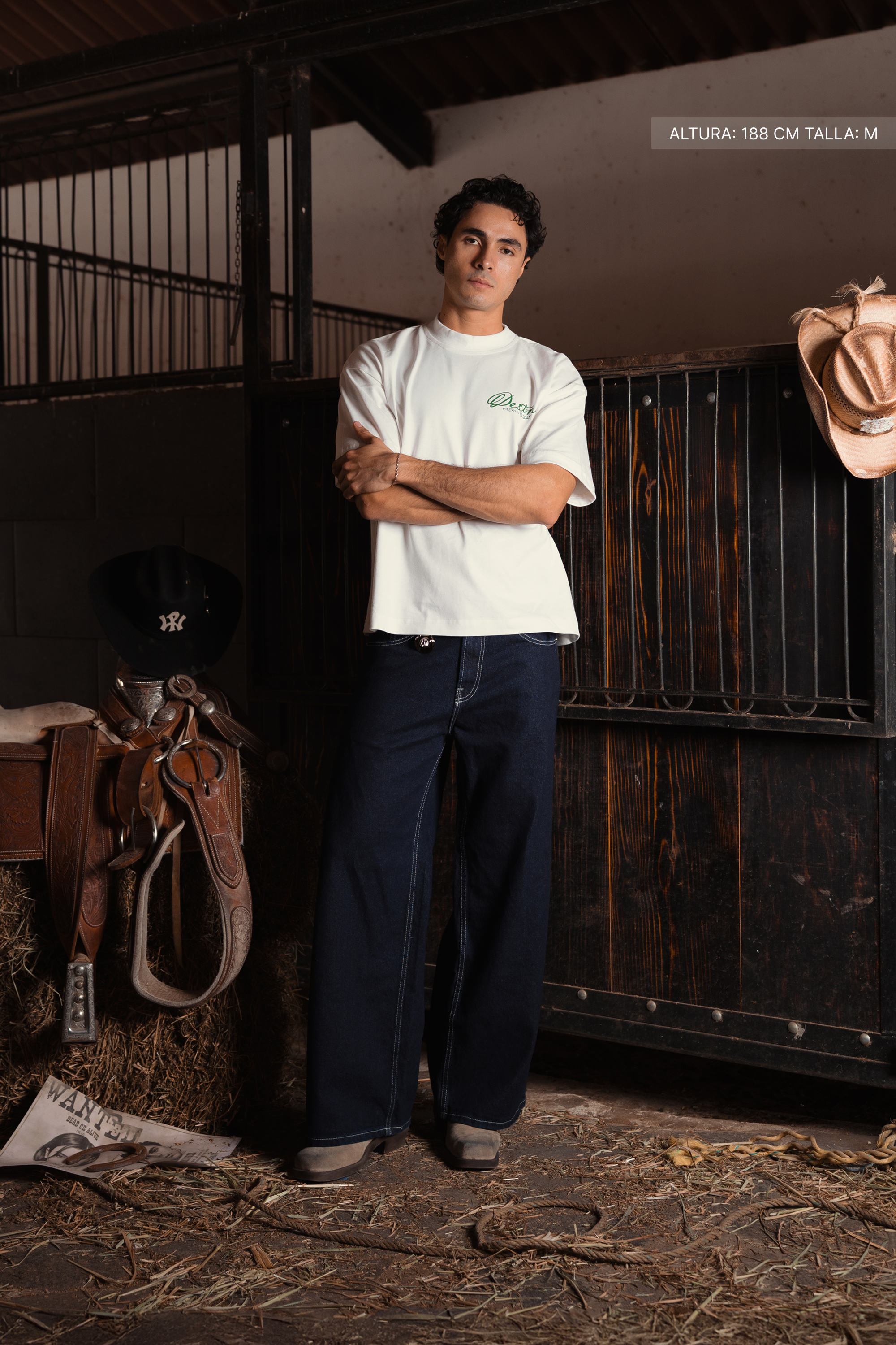 Shut Up Cowboy Tee Ivory