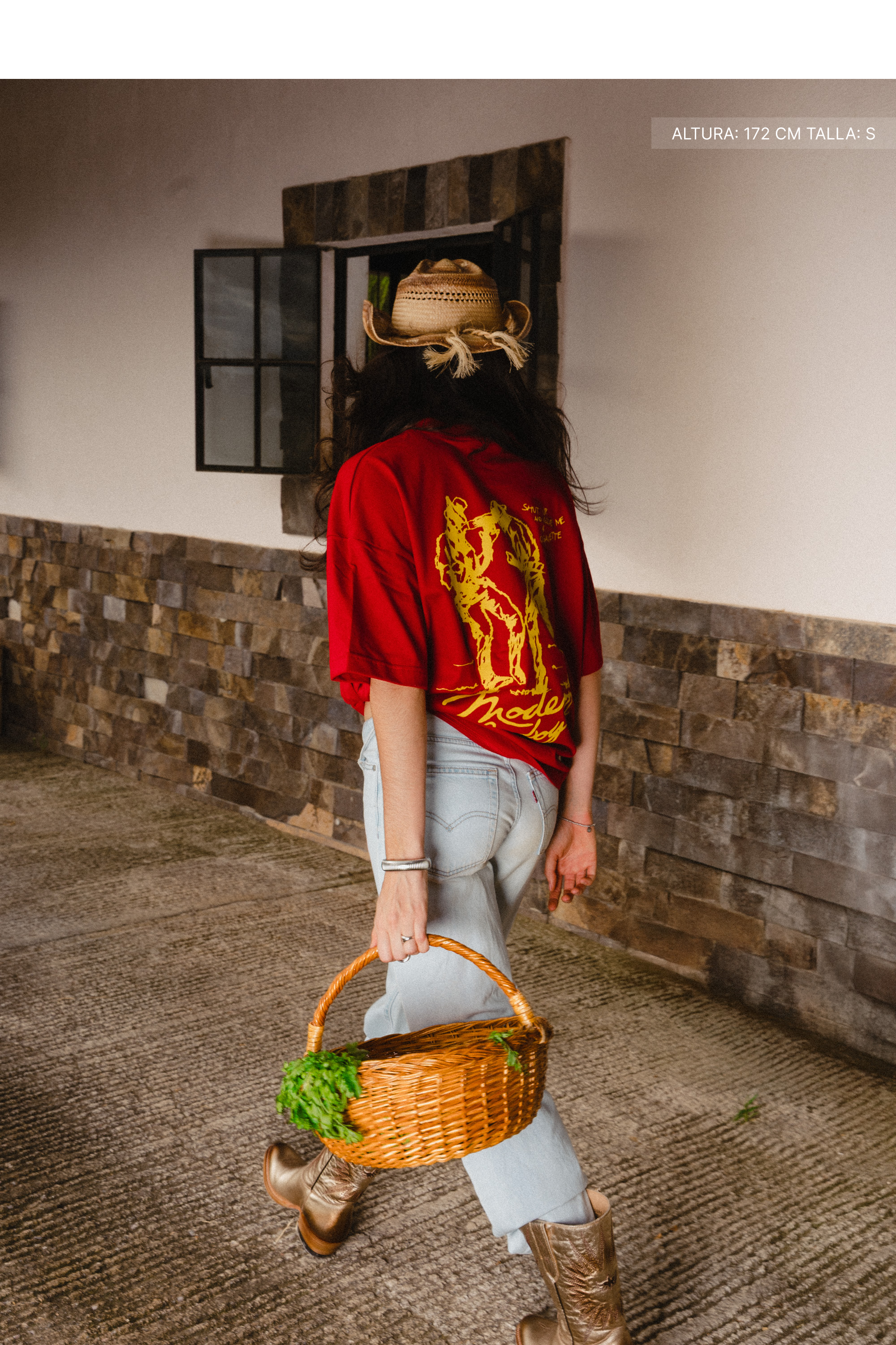 Shut Up Cowboy Tee Red