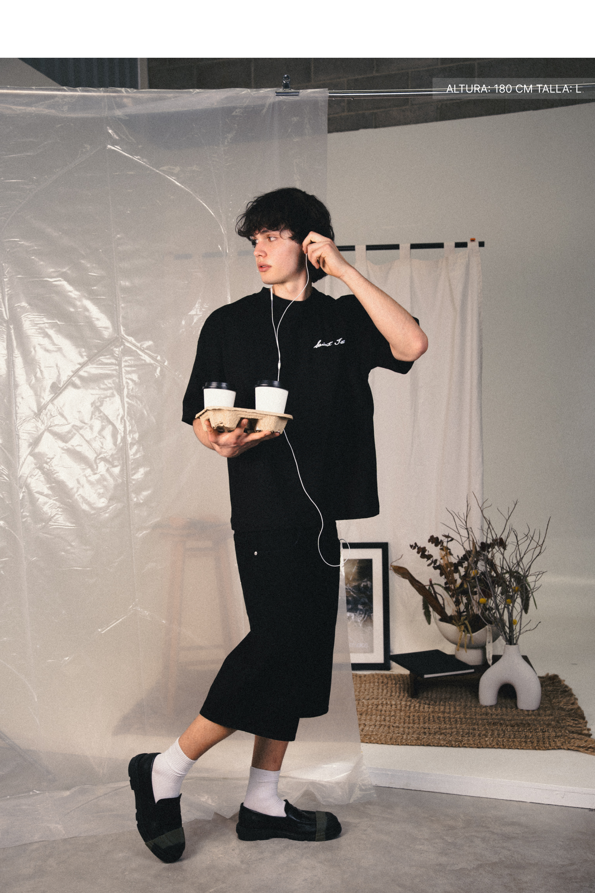 Saint Horses Tee Black