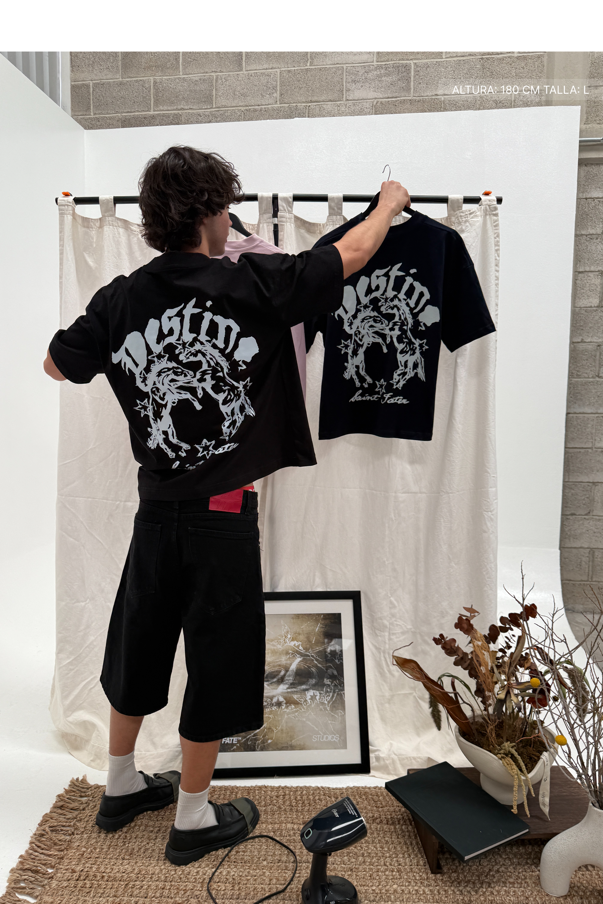 Saint Horses Tee Black