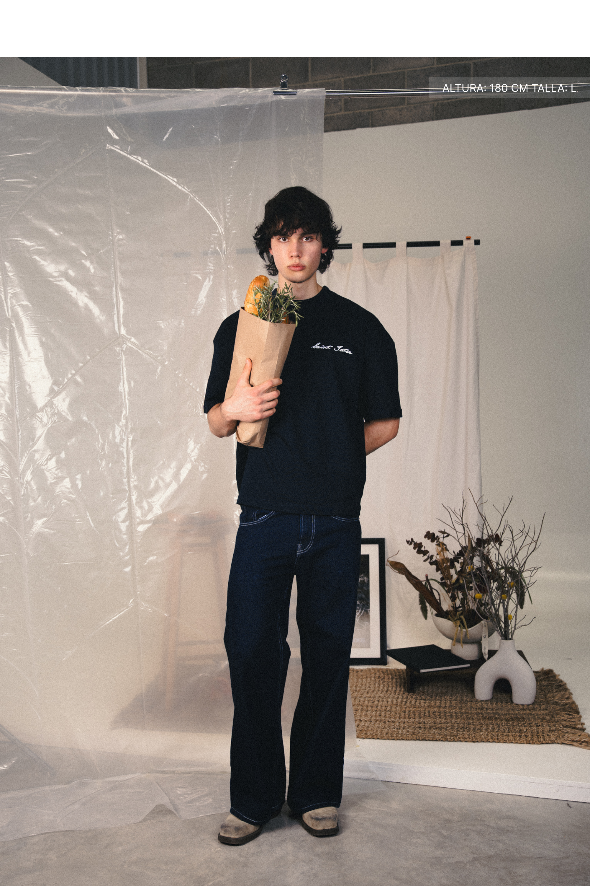 Saint Horses Tee Navy Blue