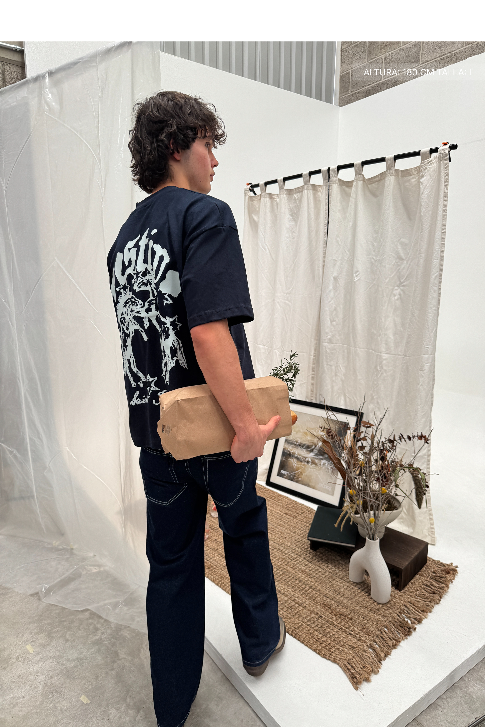 Saint Horses Tee Navy Blue