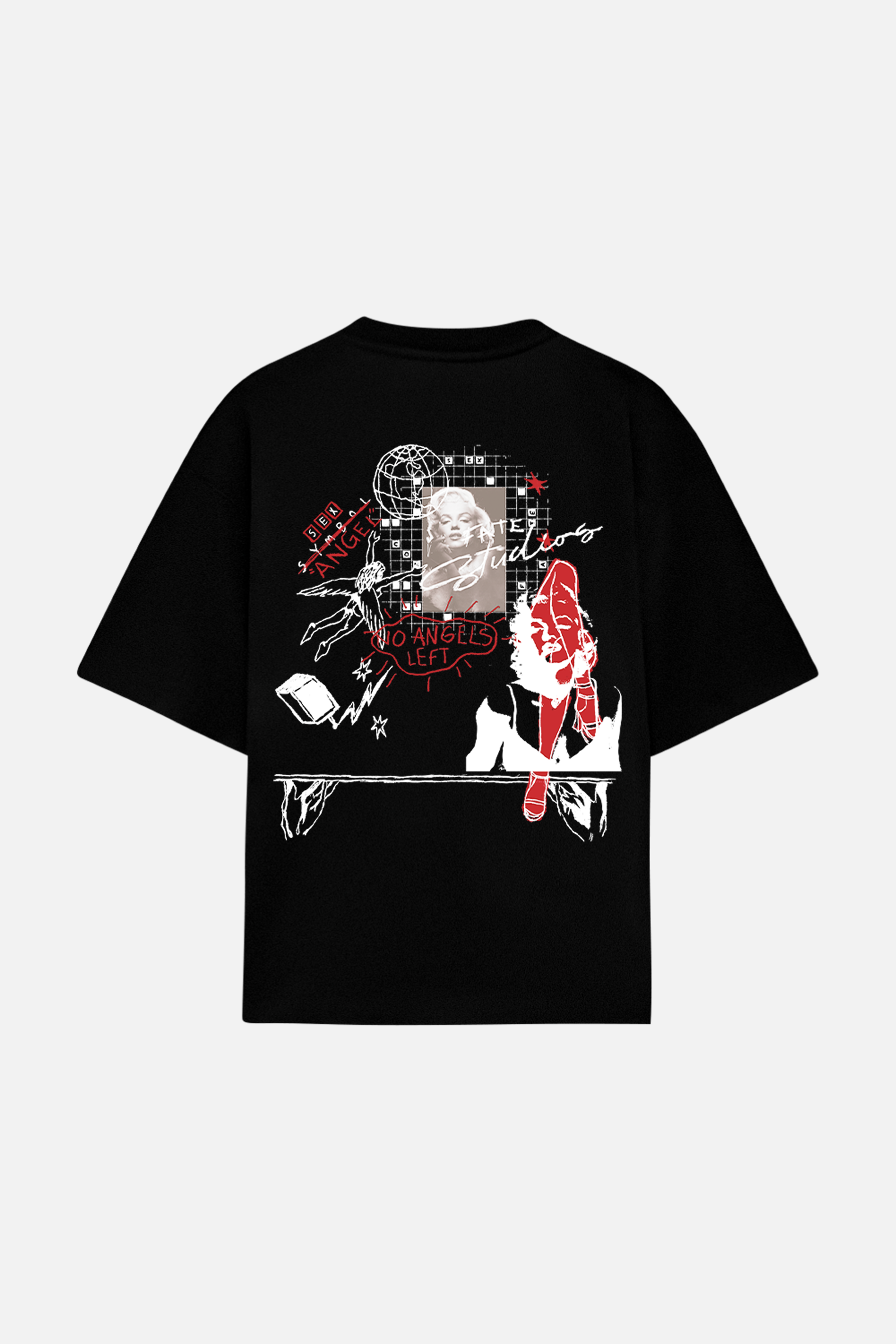 Sex Angel Tee Black